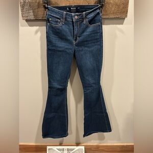 Hollister Dark Blue High-Rise Flare Jeans Women’s 25R
